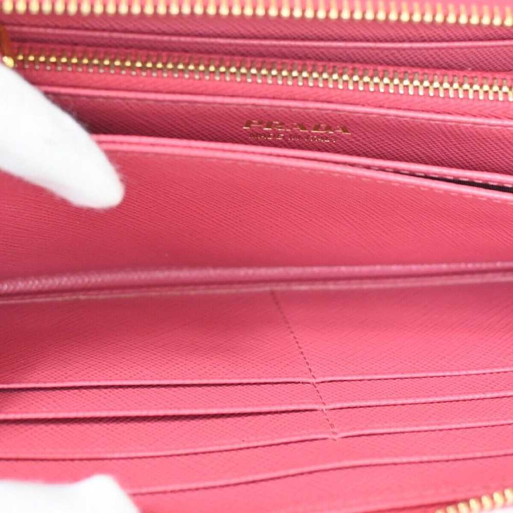 Prada Saffiano Pink Leather Wallet (Pre-Owned) - image 12