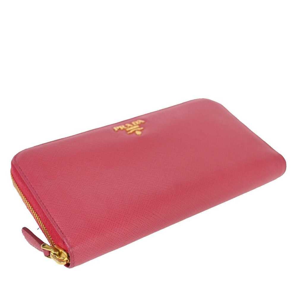 Prada Saffiano Pink Leather Wallet (Pre-Owned) - image 3