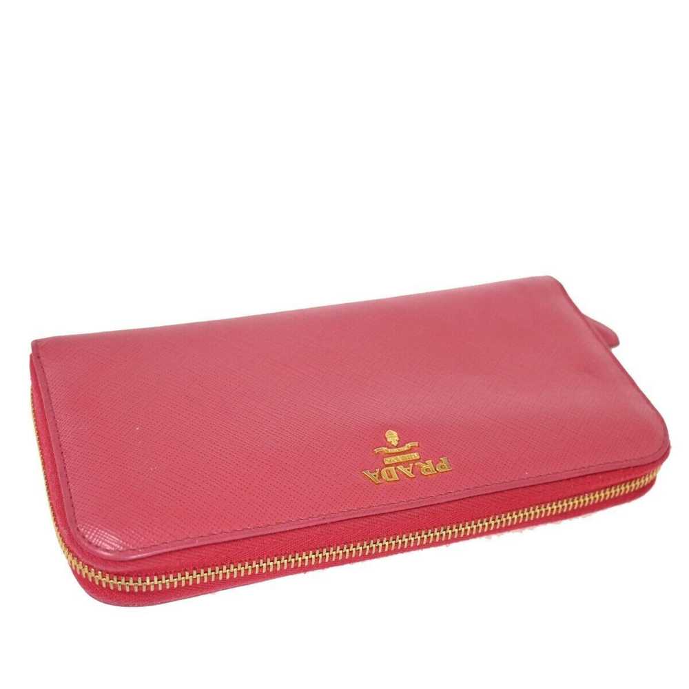 Prada Saffiano Pink Leather Wallet (Pre-Owned) - image 4