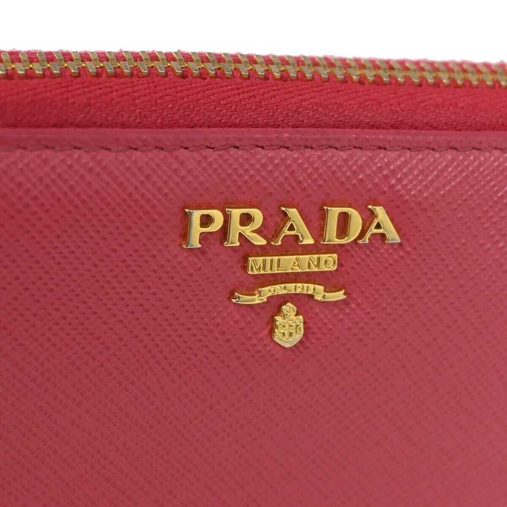 Prada Saffiano Pink Leather Wallet (Pre-Owned) - image 6