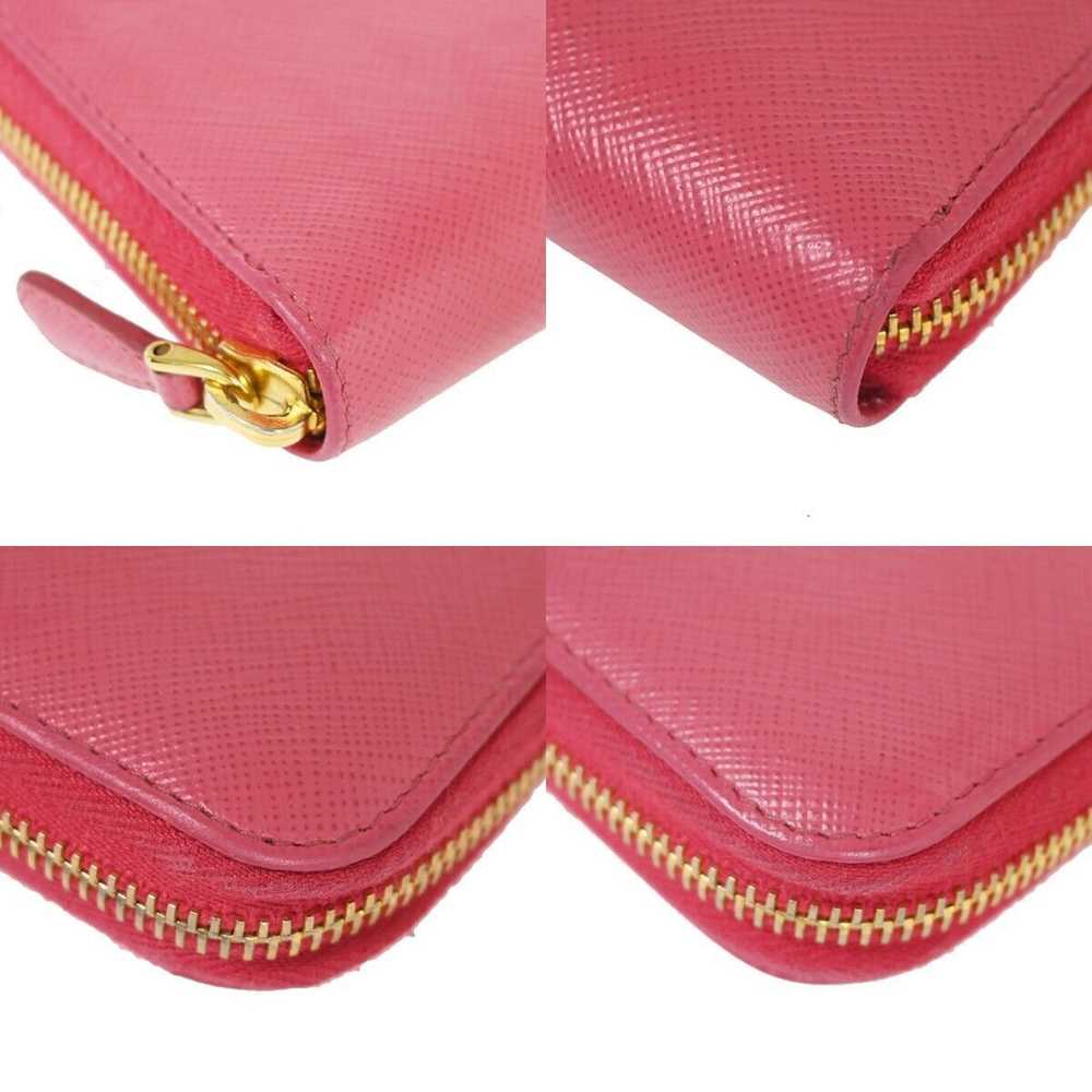 Prada Saffiano Pink Leather Wallet (Pre-Owned) - image 7