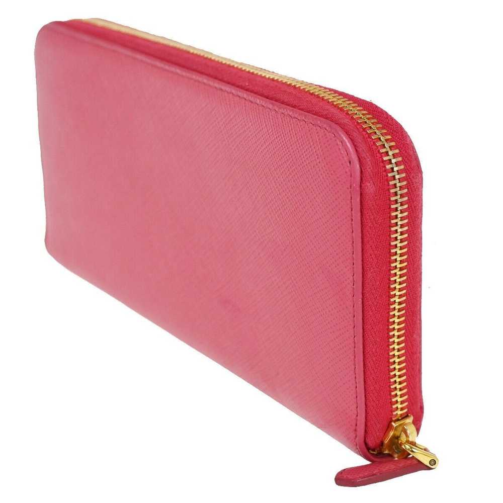 Prada Saffiano Pink Leather Wallet (Pre-Owned) - image 8