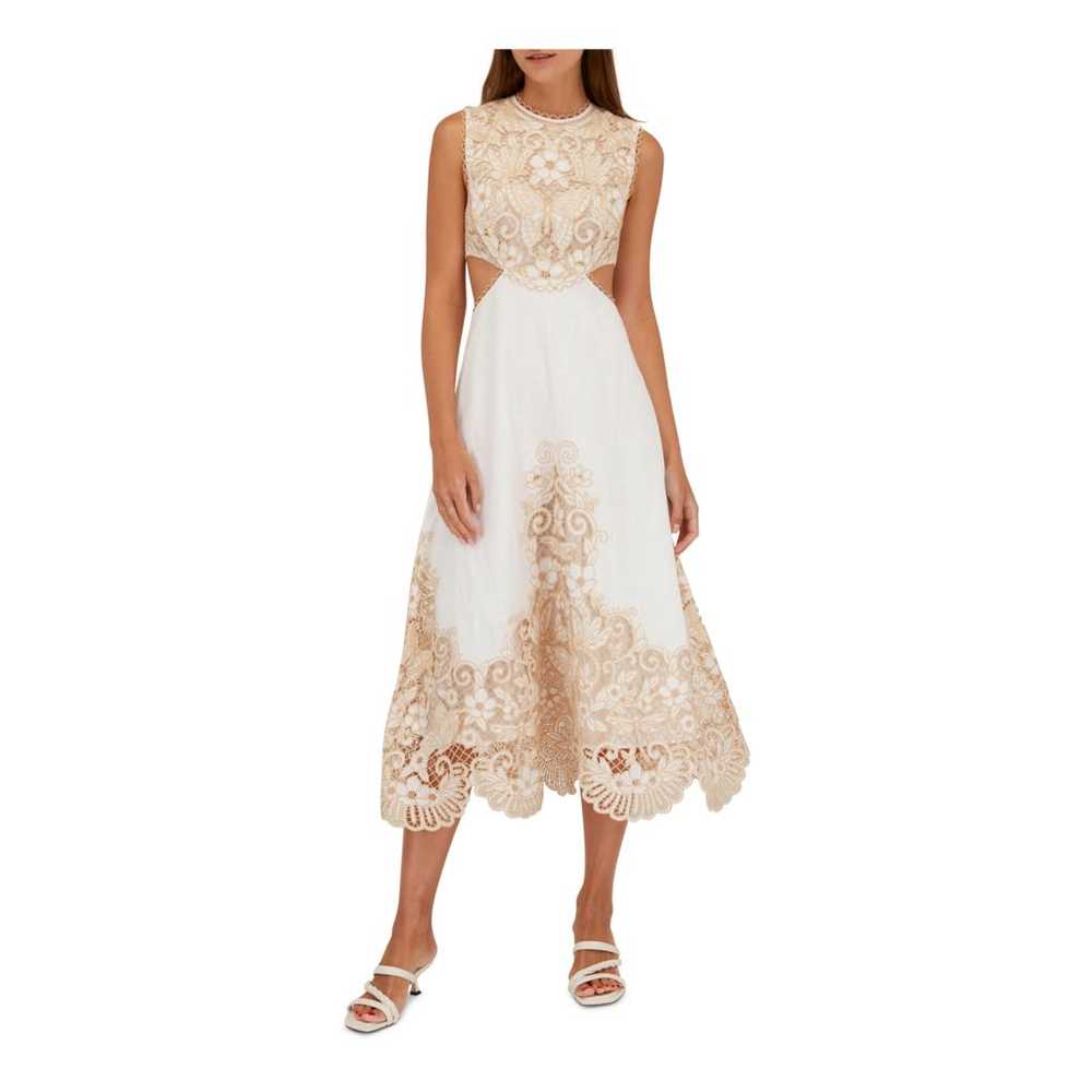 Zimmermann Aliane linen mid-length dress - image 2