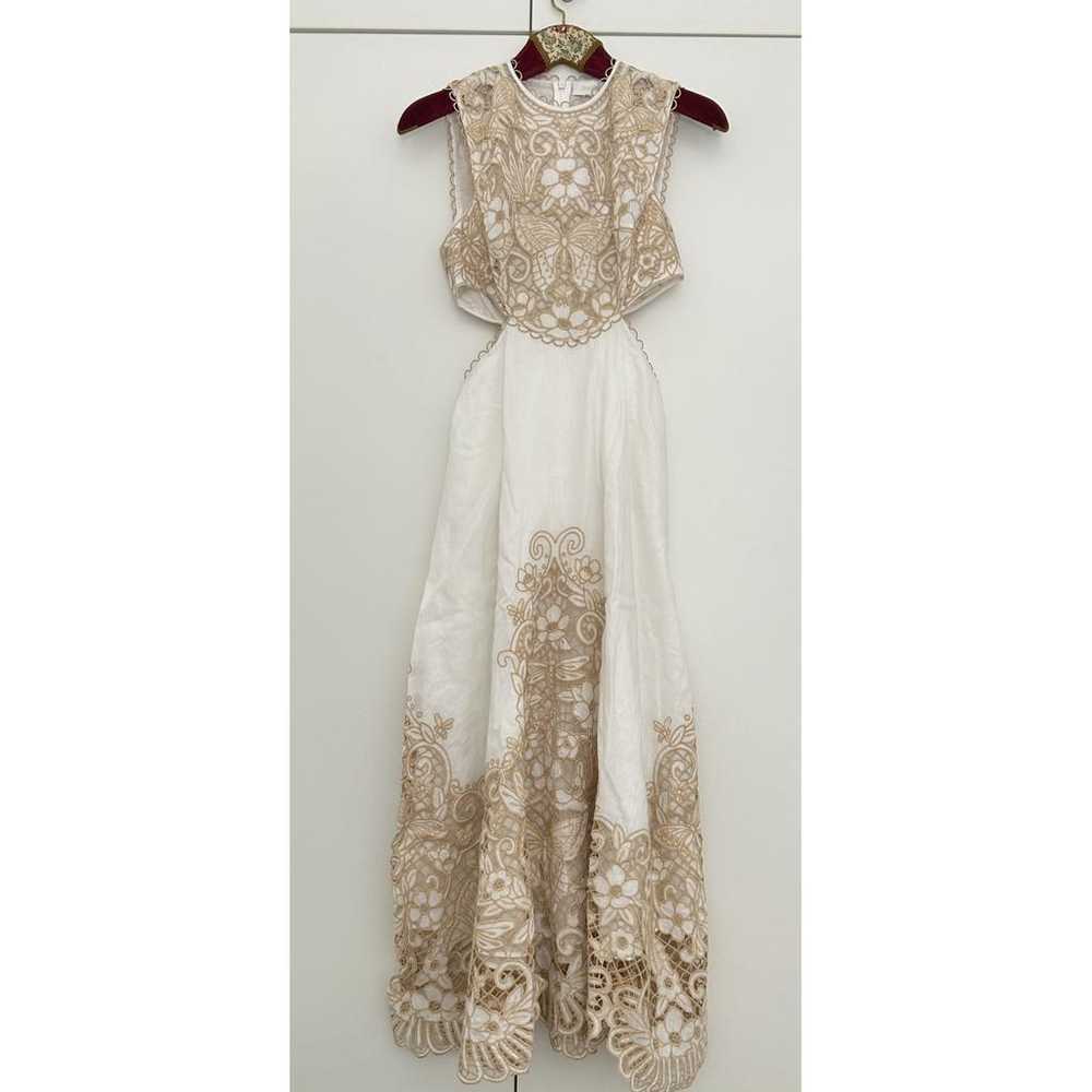 Zimmermann Aliane linen mid-length dress - image 4