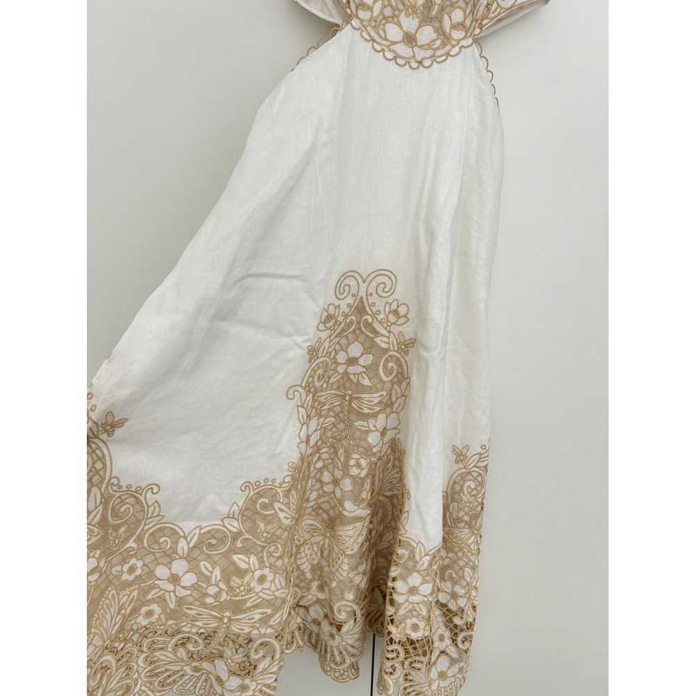 Zimmermann Aliane linen mid-length dress - image 7