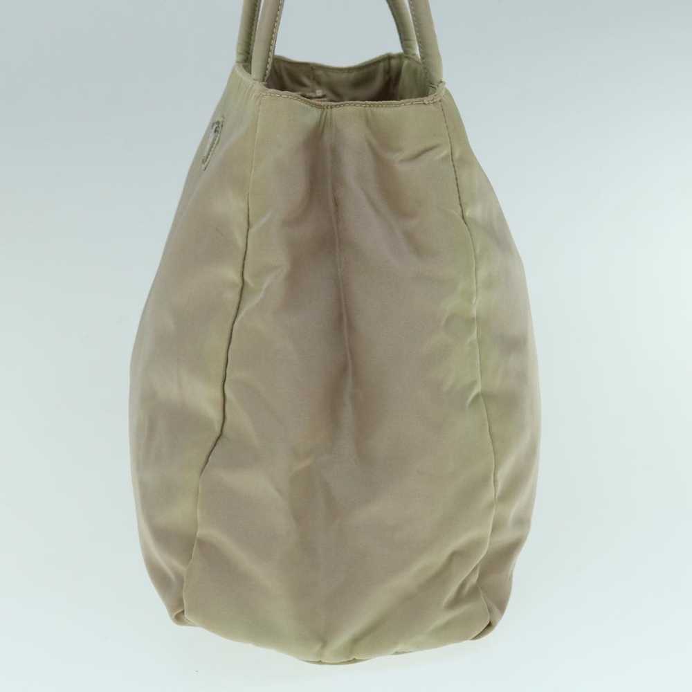 Prada Tessuto Beige Synthetic Handbag (Pre-Owned) - image 10