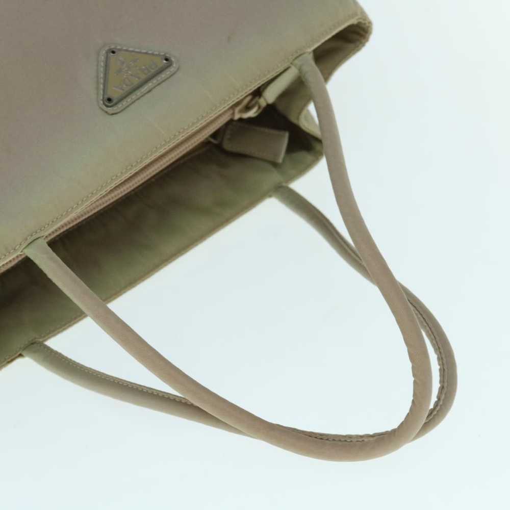 Prada Tessuto Beige Synthetic Handbag (Pre-Owned) - image 4