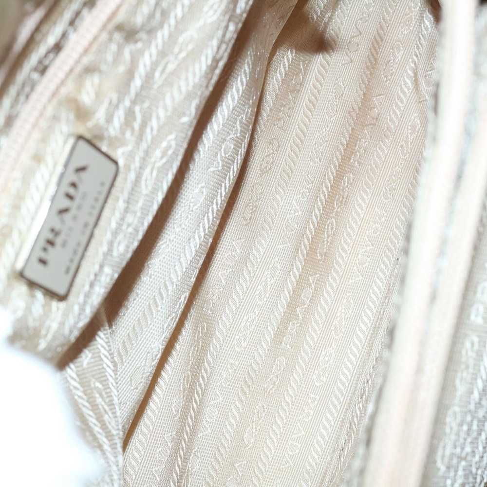 Prada Tessuto Beige Synthetic Handbag (Pre-Owned) - image 5