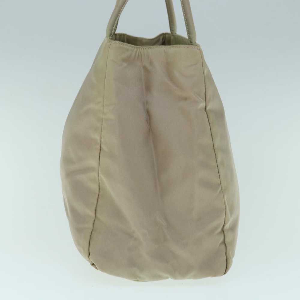 Prada Tessuto Beige Synthetic Handbag (Pre-Owned) - image 9