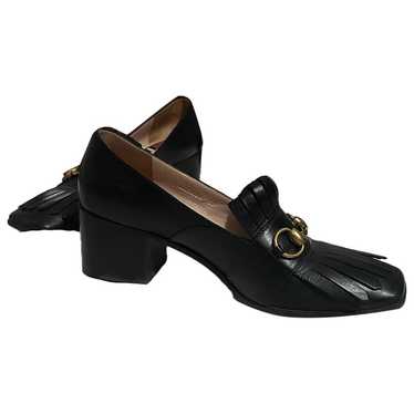 Gucci Peyton leather flats - image 1