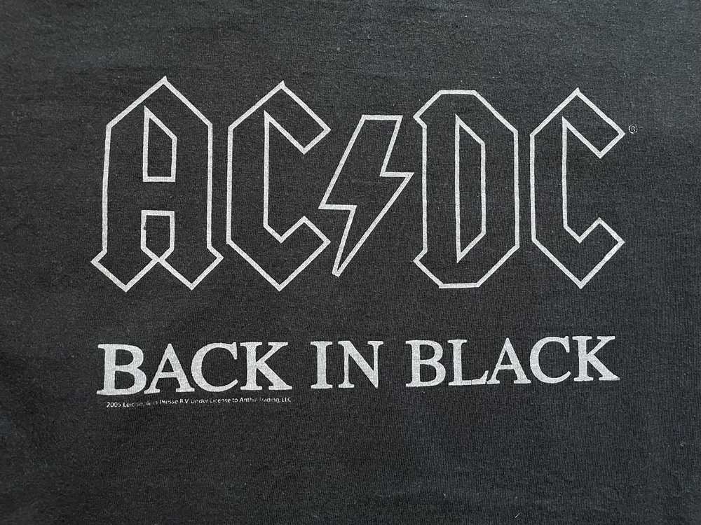 Ac/Dc × Band Tees × Vintage Vintage AC/DC Back In… - image 3