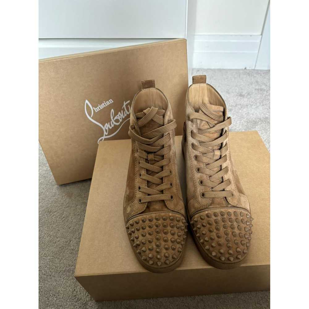 Christian Louboutin Louis cloth high trainers - image 3