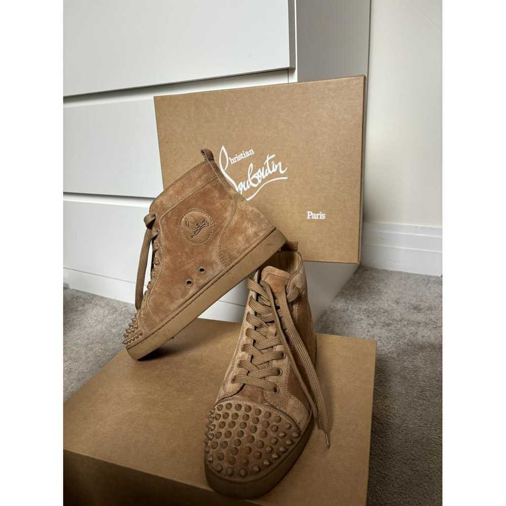 Christian Louboutin Louis cloth high trainers - image 7