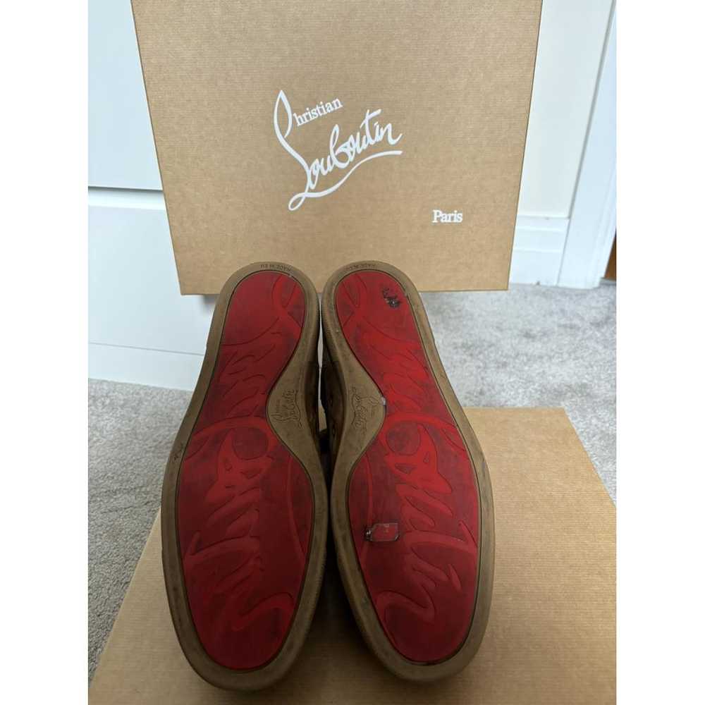 Christian Louboutin Louis cloth high trainers - image 8