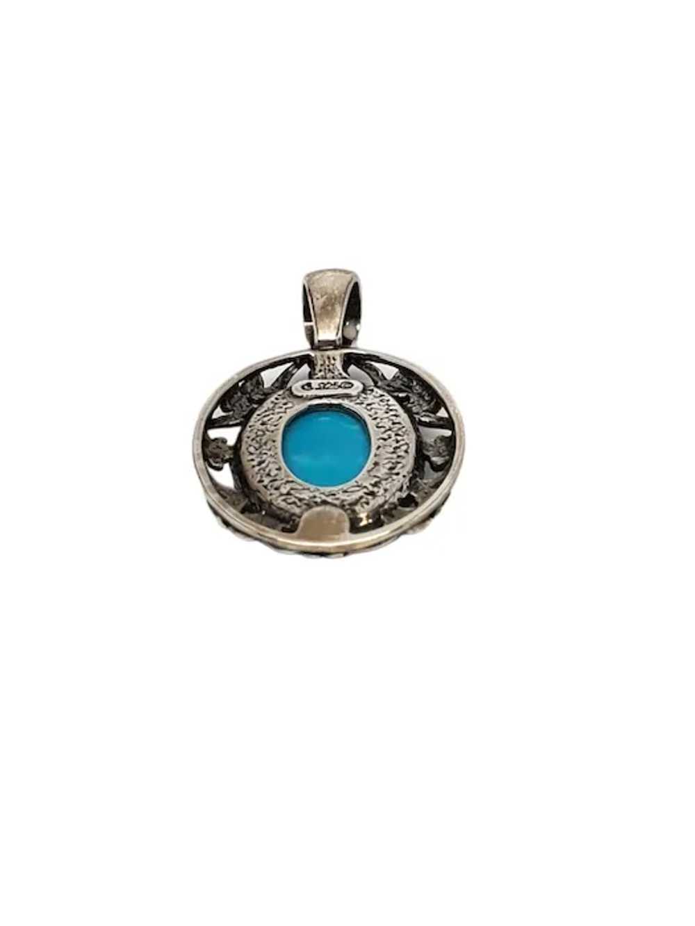 Carolyn Pollack Sterling Silver Turquoise Inlaid … - image 2