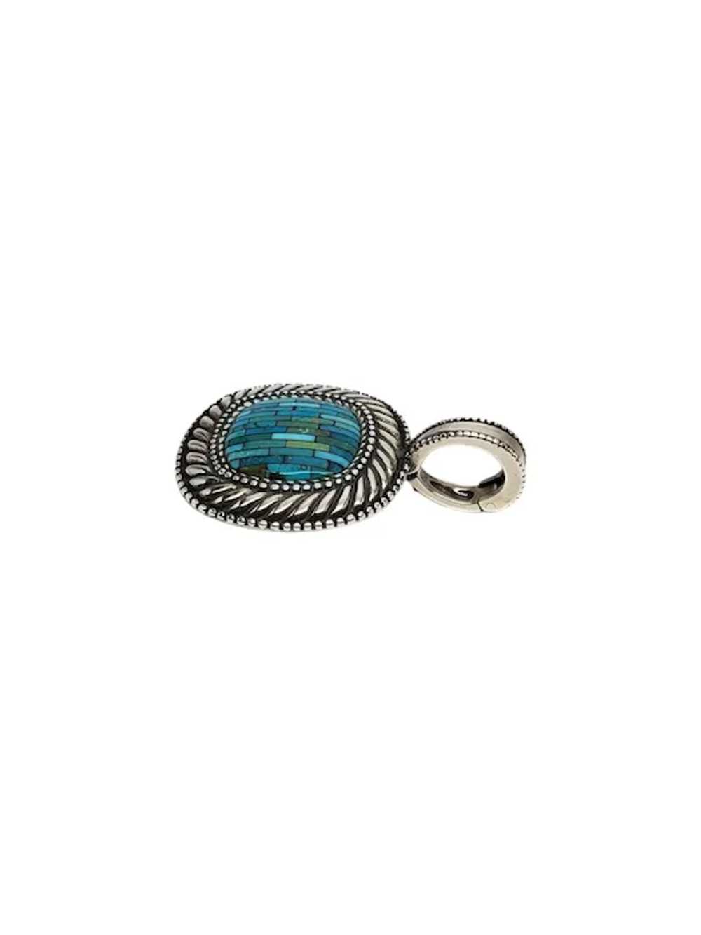 Carolyn Pollack Sterling Silver Turquoise Inlaid … - image 4