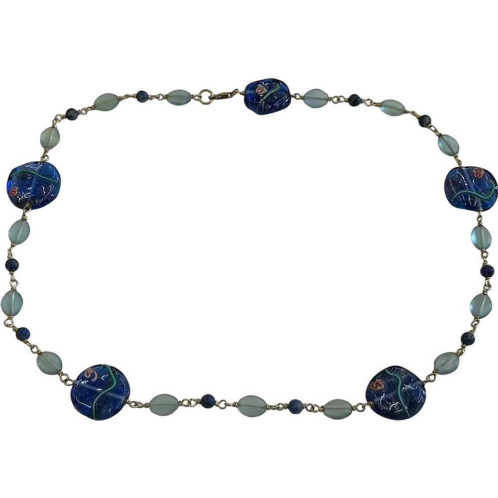 Vintage MURANO Glass Bead Necklace - image 1