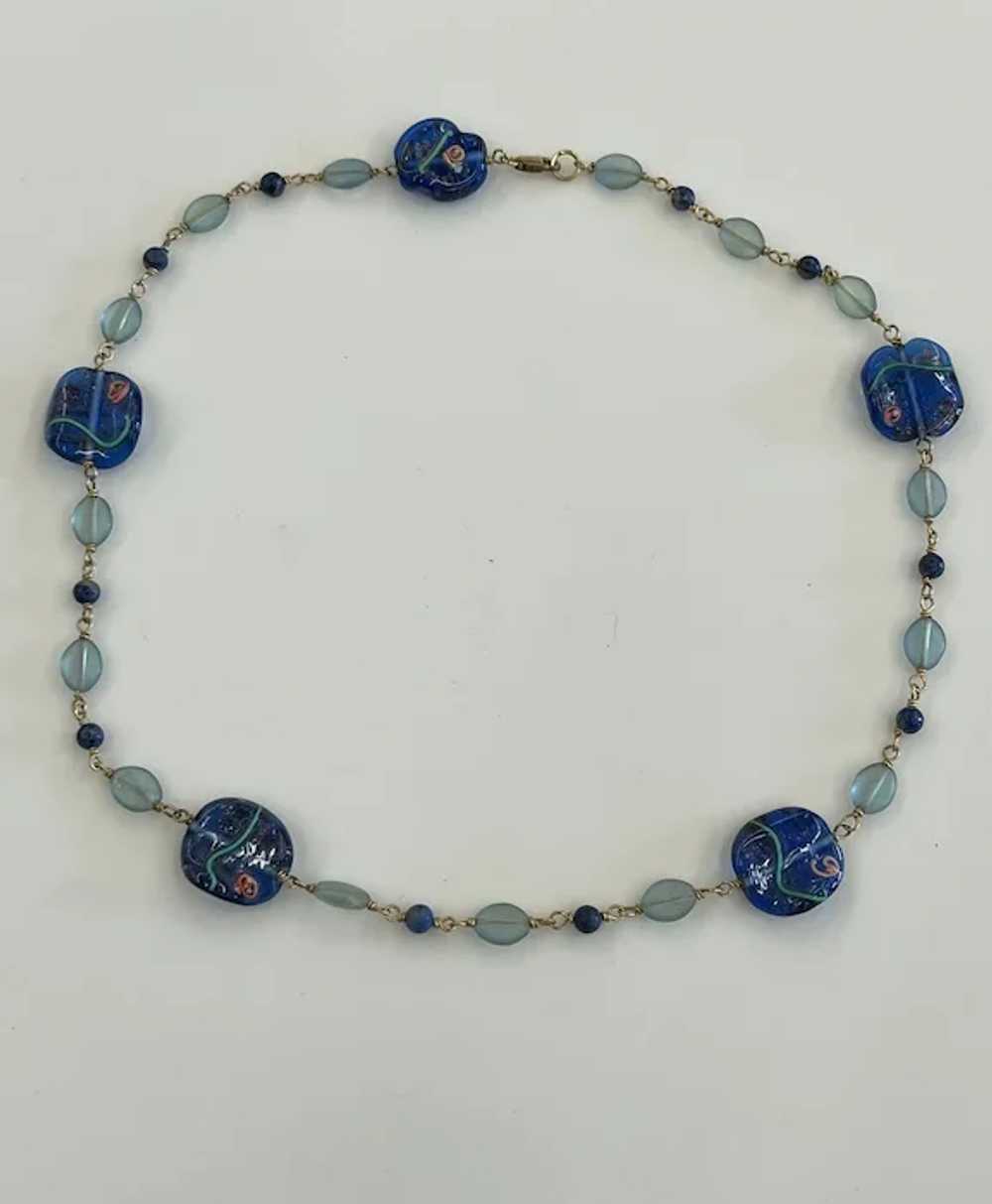 Vintage MURANO Glass Bead Necklace - image 3