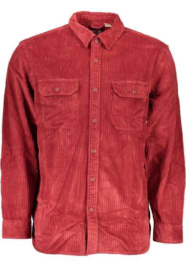 Levi's Classic Pink Long Sleeve Cotton Men's Shirt