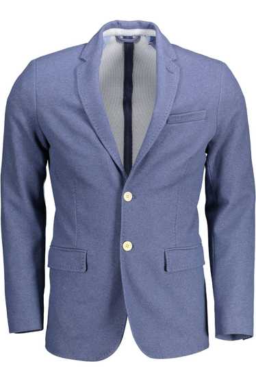 Gant Chic Slim-Fit Blue Jacket with Ele Men's Deta