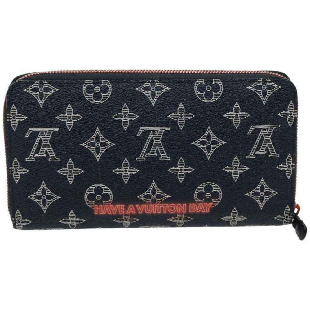 Louis Vuitton Zippy Organizer Black Canvas Wallet… - image 2