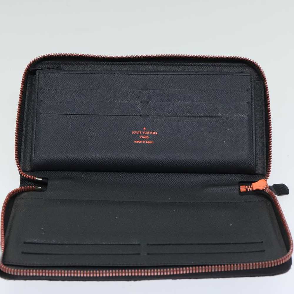 Louis Vuitton Zippy Organizer Black Canvas Wallet… - image 5