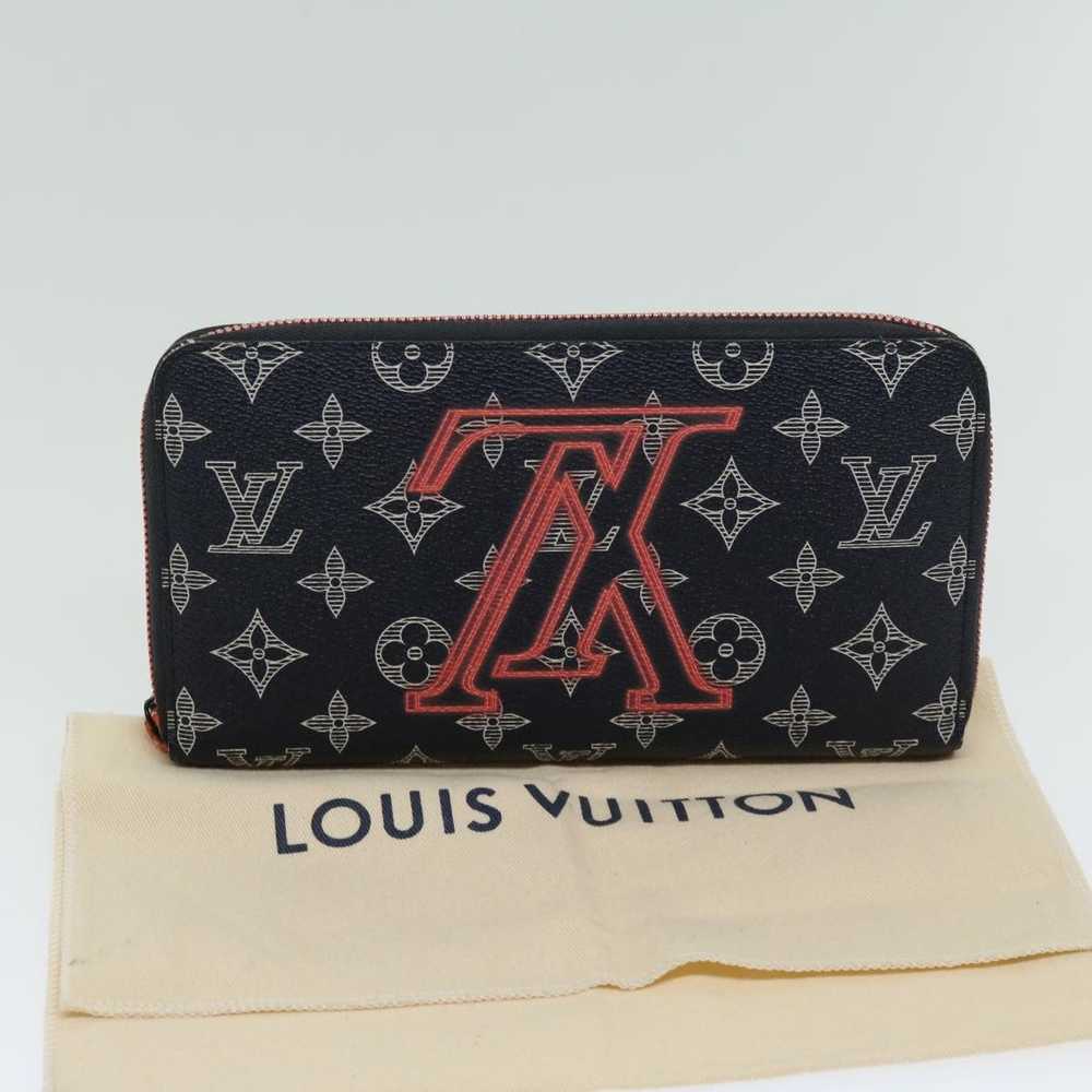 Louis Vuitton Zippy Organizer Black Canvas Wallet… - image 8