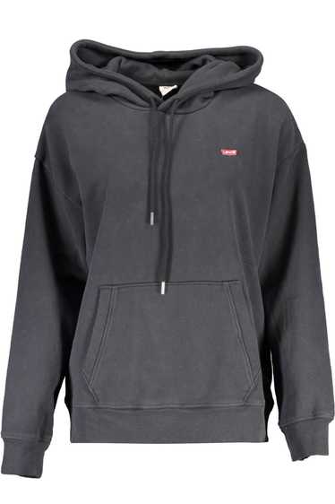 Levi's Chic Cozy Black Hooded Women's Sweatshirt