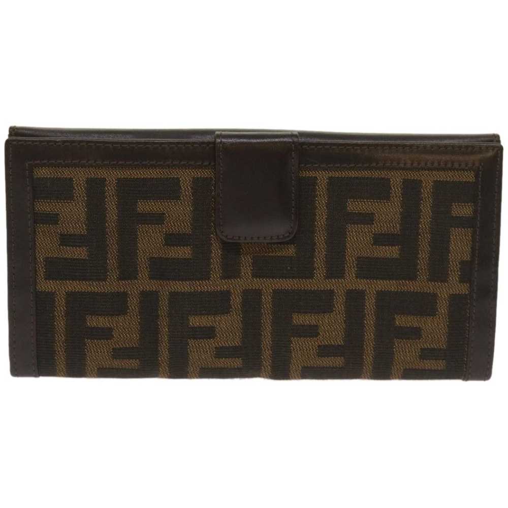 Fendi Zucca Brown Canvas Wallet (Pre-Owned) - image 2