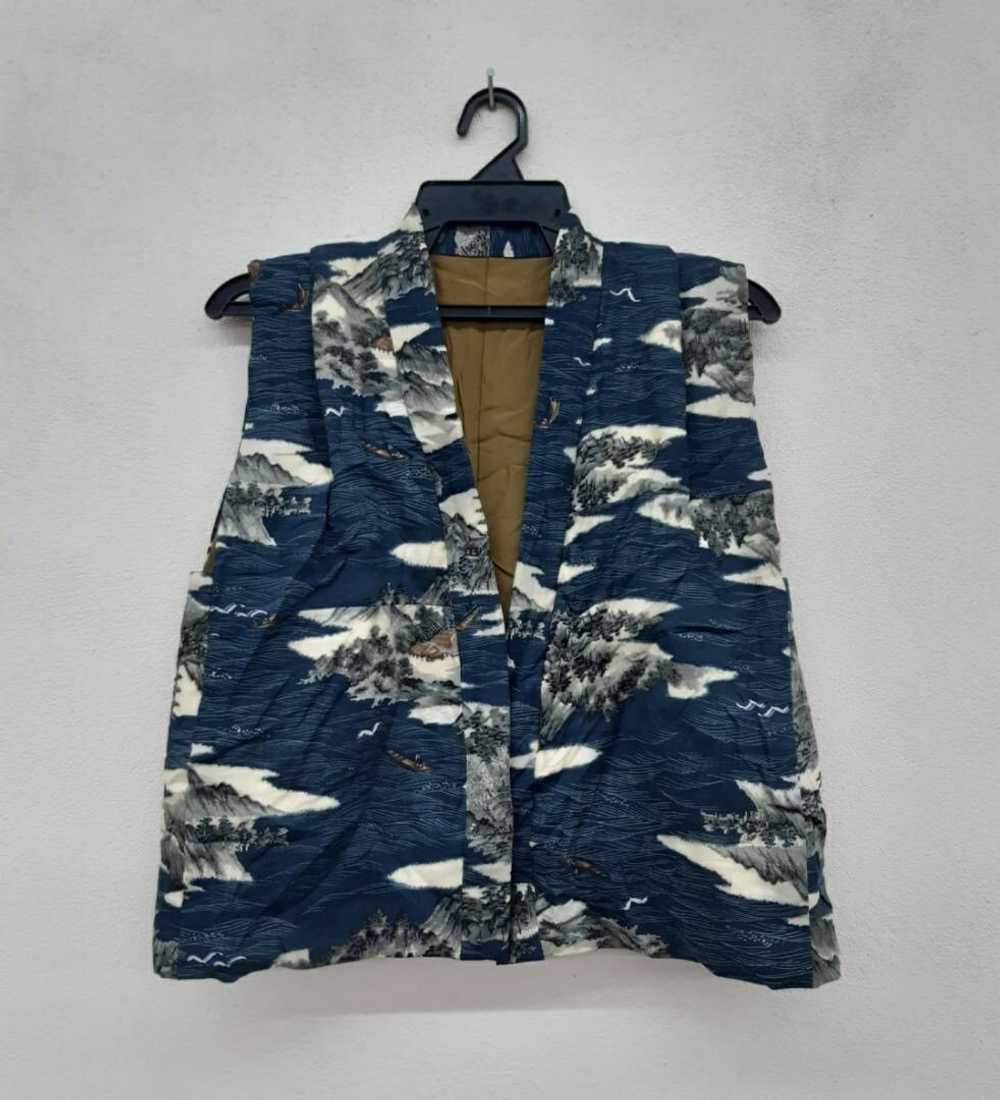 Japanese Brand Vintage Art Japanese Vest Design K… - image 2