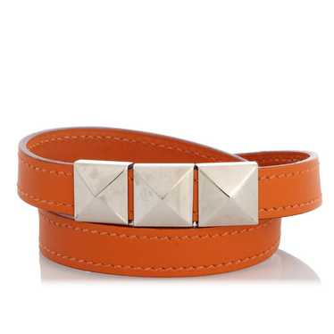 Hermès Médor leather bracelet