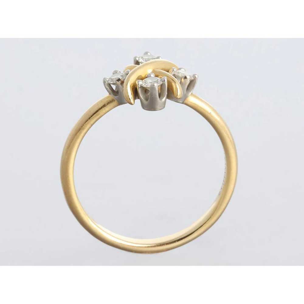 Tiffany & Co Schlumberger yellow gold ring - image 3