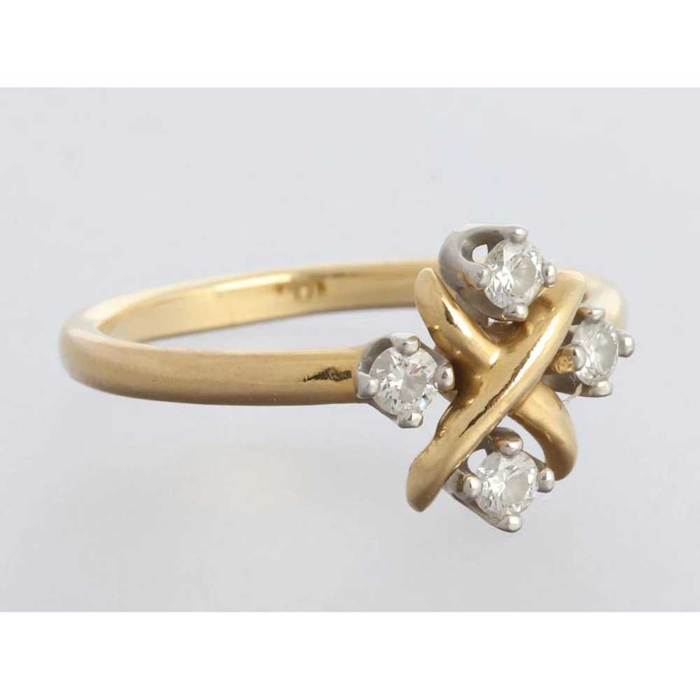 Tiffany & Co Schlumberger yellow gold ring - image 5