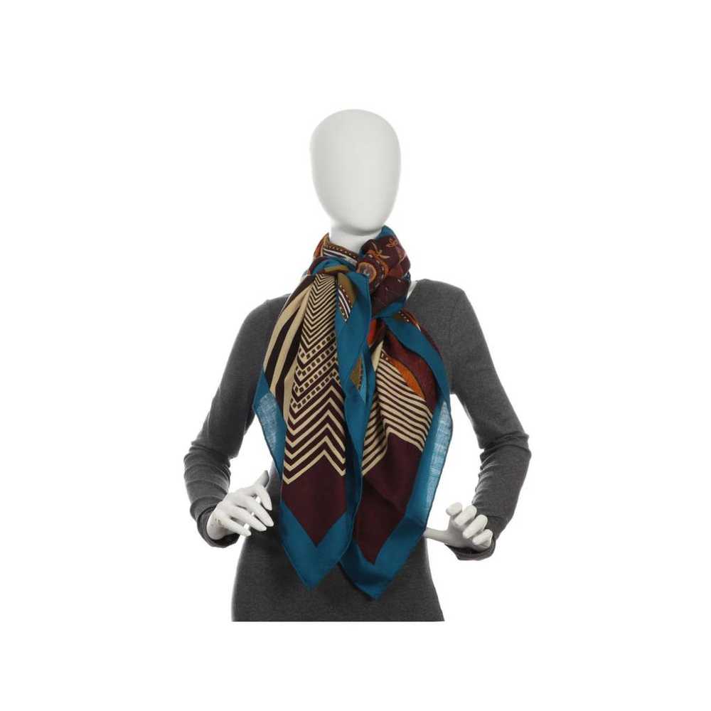 Hermès Châle 140 silk scarf - image 6