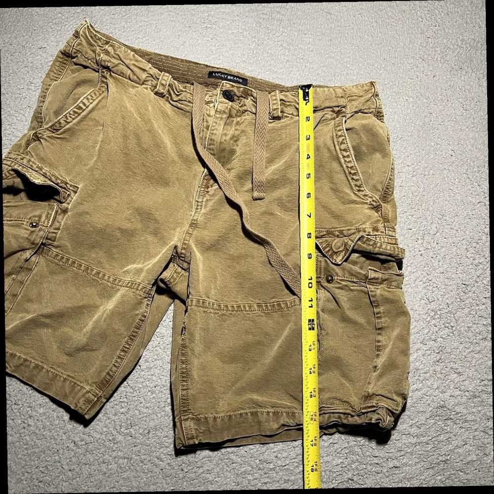 Lucky Brand Rugged Brown Mens Cargo Shorts with D… - image 2