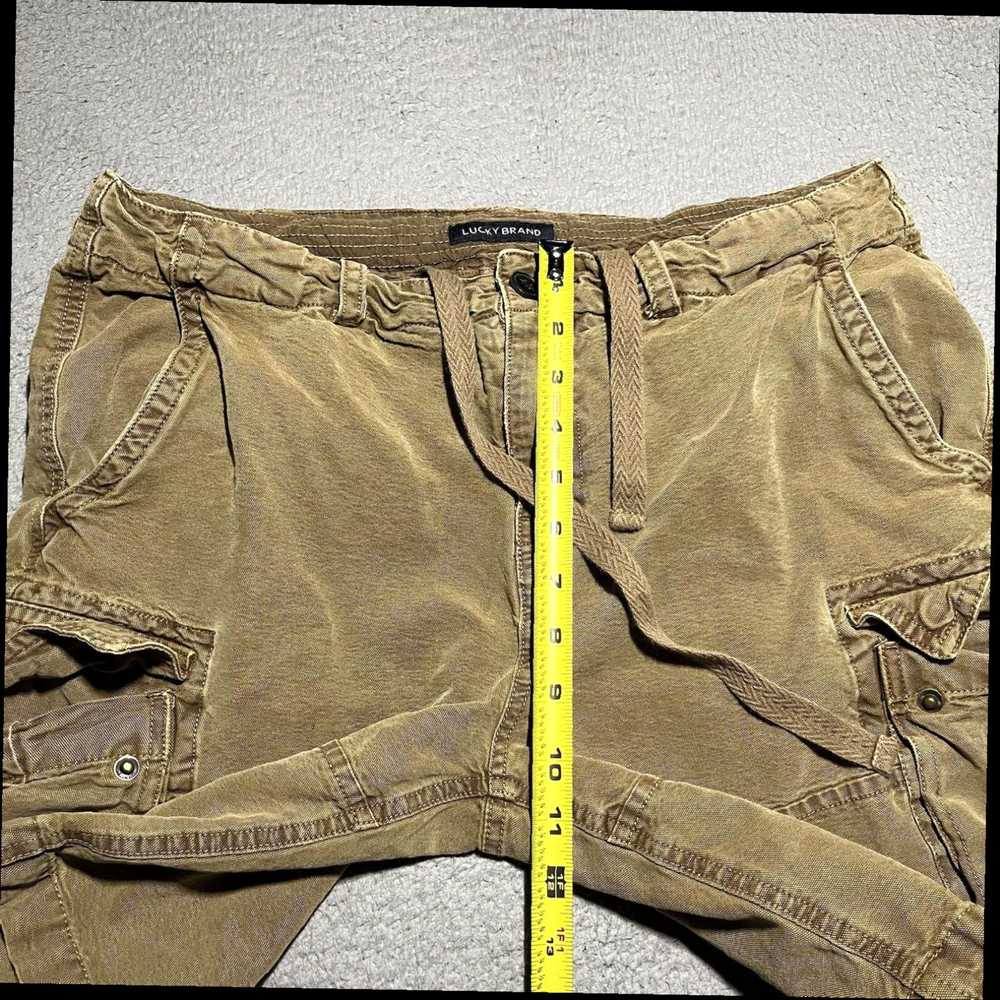 Lucky Brand Rugged Brown Mens Cargo Shorts with D… - image 4