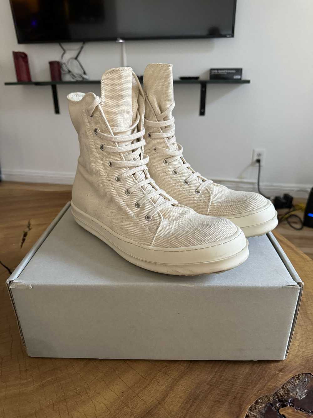 Rick Owens Drkshdw Rick Owens DRKSHDW Canvas Vega… - image 1