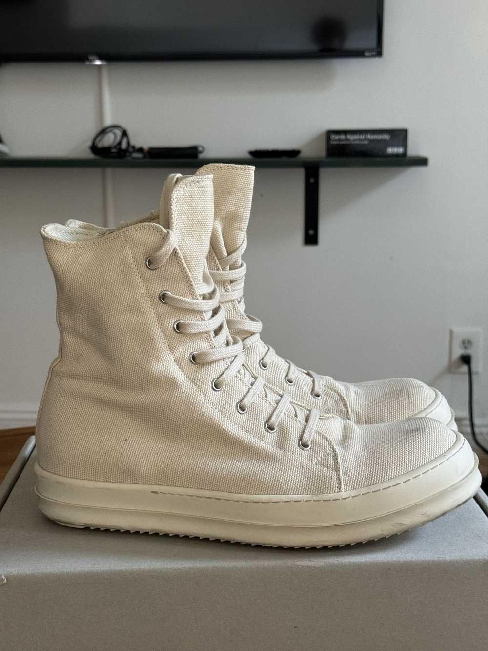 Rick Owens Drkshdw Rick Owens DRKSHDW Canvas Vega… - image 4