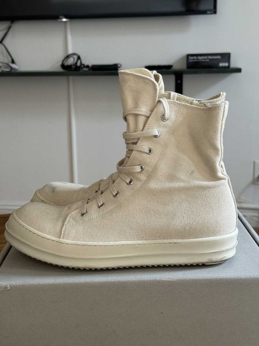 Rick Owens Drkshdw Rick Owens DRKSHDW Canvas Vega… - image 6