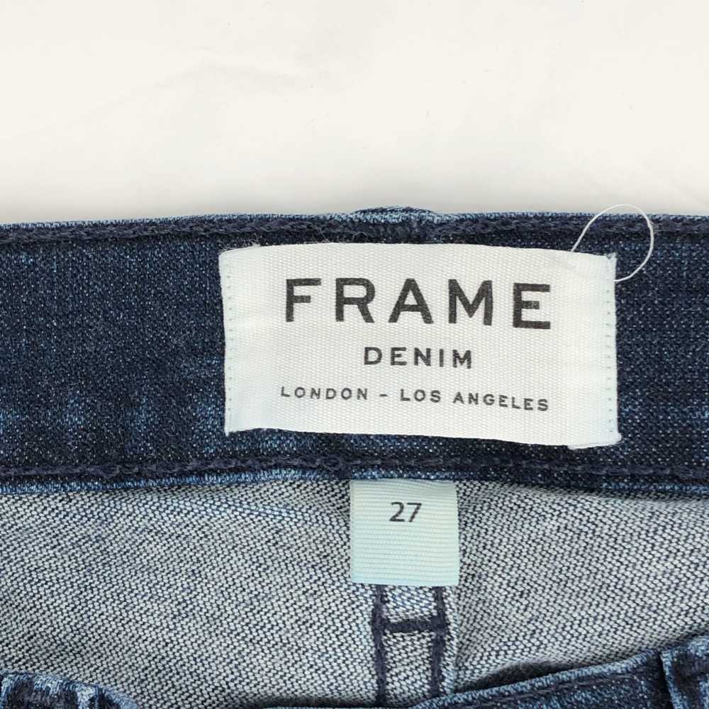 Frame Denim Blue Low-Rise Skinny Jeans | Size 27 - image 5