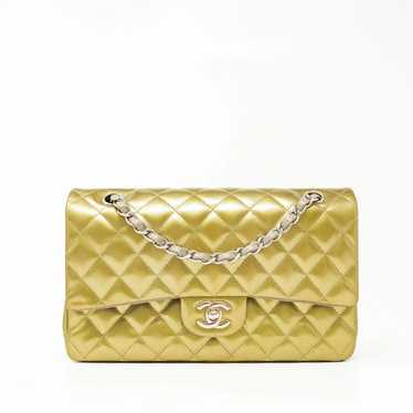 Chanel × Vintage Chanel Gold Medium Classic Flap