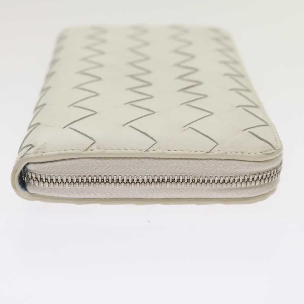 Bottega Veneta Intrecciato White Leather Wallet (… - image 10