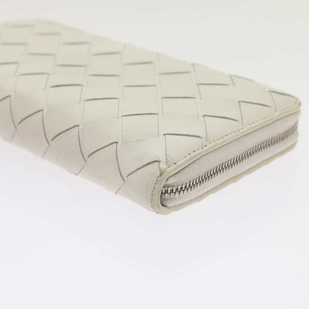 Bottega Veneta Intrecciato White Leather Wallet (… - image 11