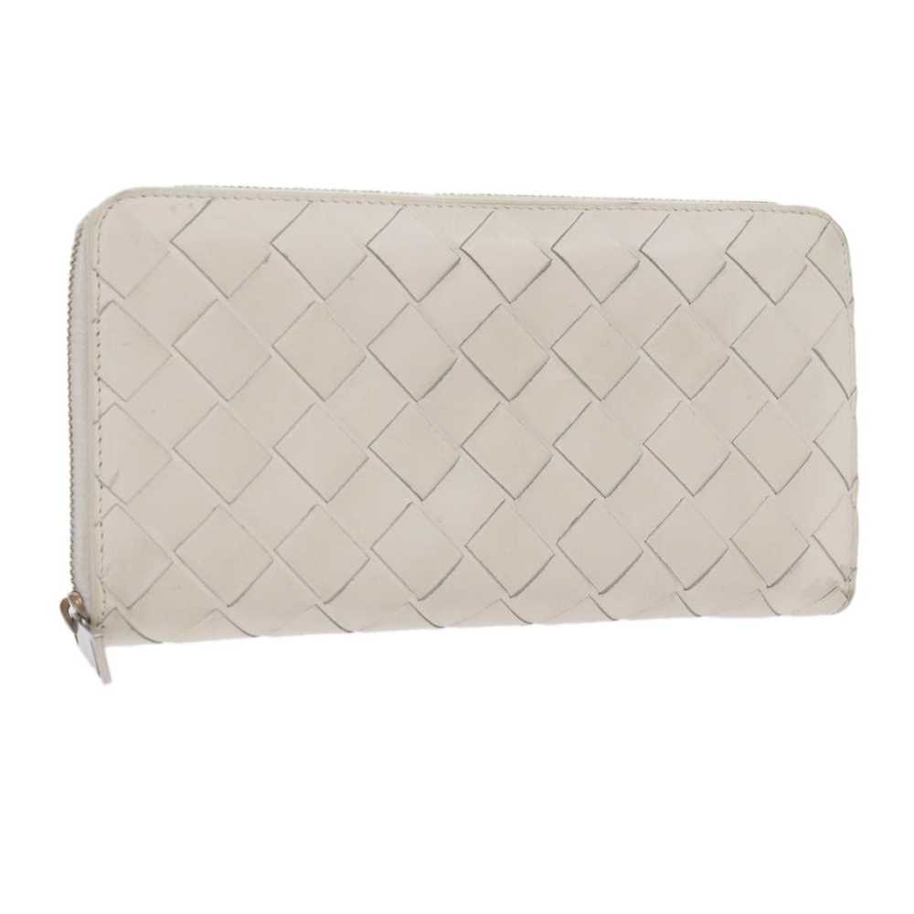 Bottega Veneta Intrecciato White Leather Wallet (… - image 12