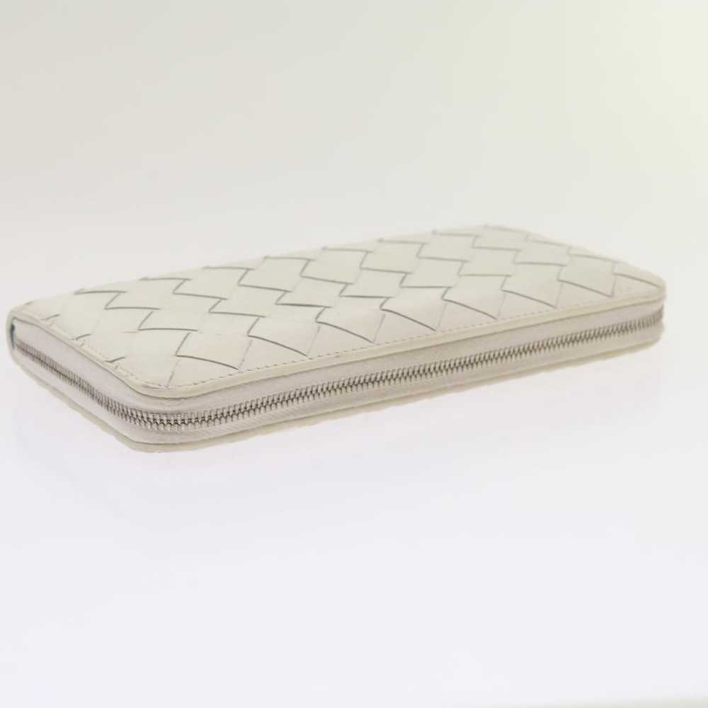 Bottega Veneta Intrecciato White Leather Wallet (… - image 3