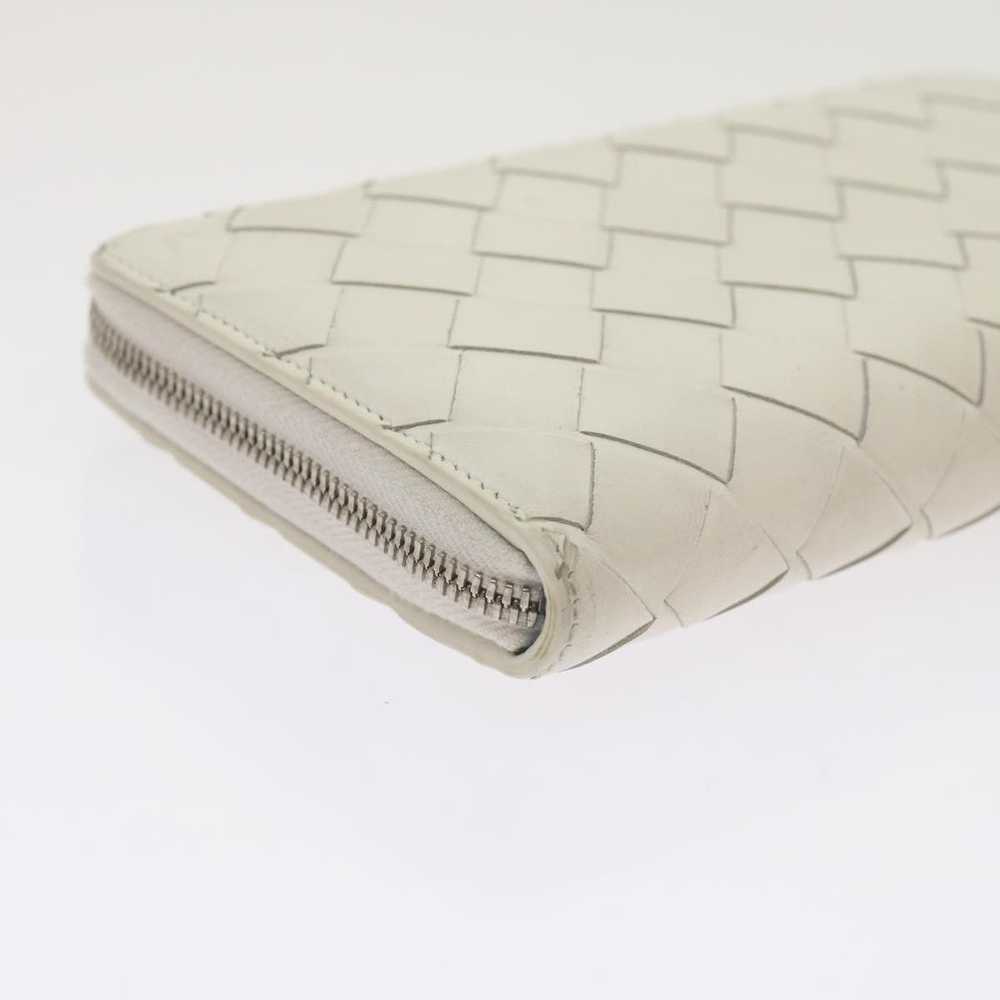 Bottega Veneta Intrecciato White Leather Wallet (… - image 7