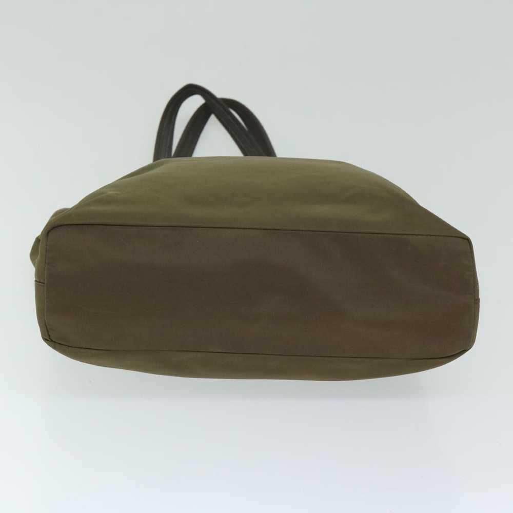 Prada Tessuto Khaki Synthetic Tote Bag (Pre-Owned) - image 3