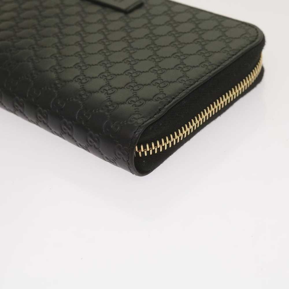 Gucci ssima Black Leather Wallet (Pre-Owned) - image 12