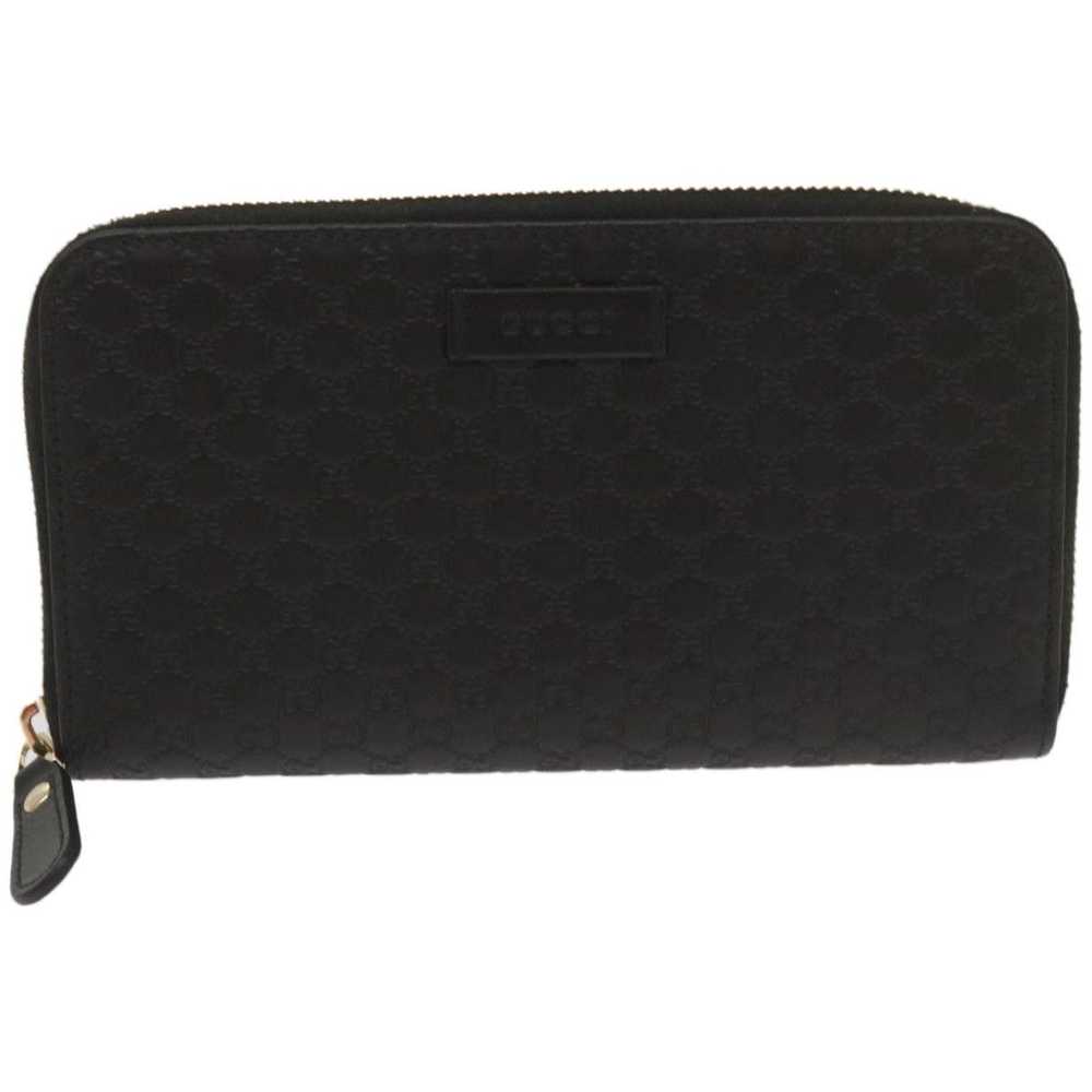 Gucci ssima Black Leather Wallet (Pre-Owned) - image 2