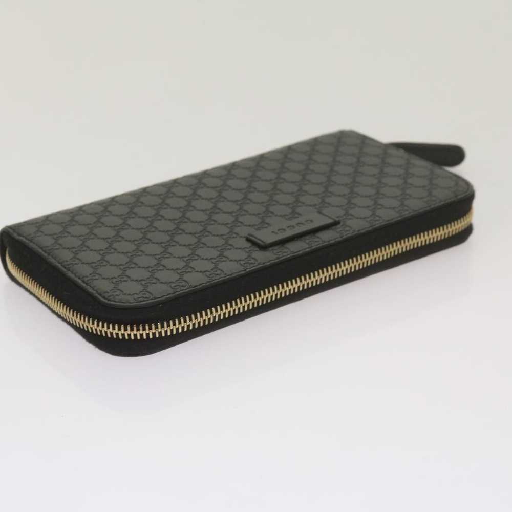 Gucci ssima Black Leather Wallet (Pre-Owned) - image 4